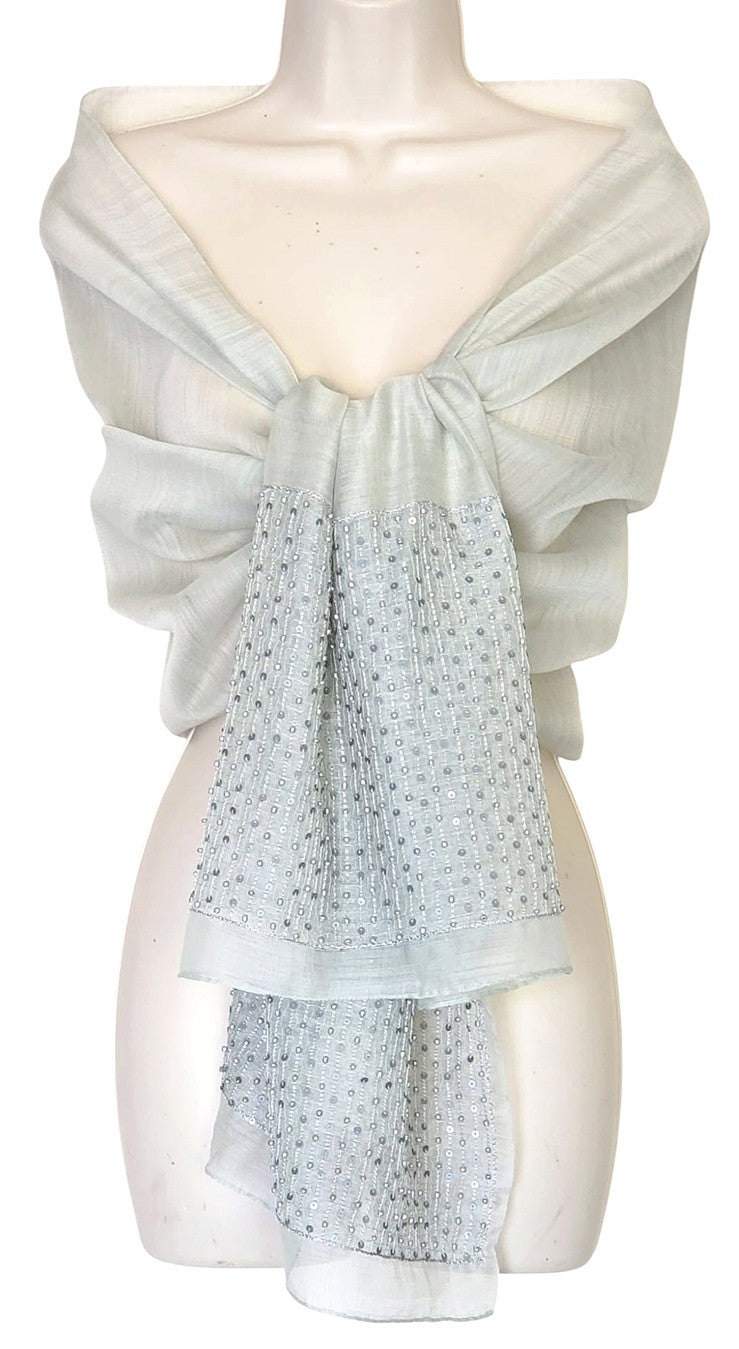 Serene (Light Gray) Scarf