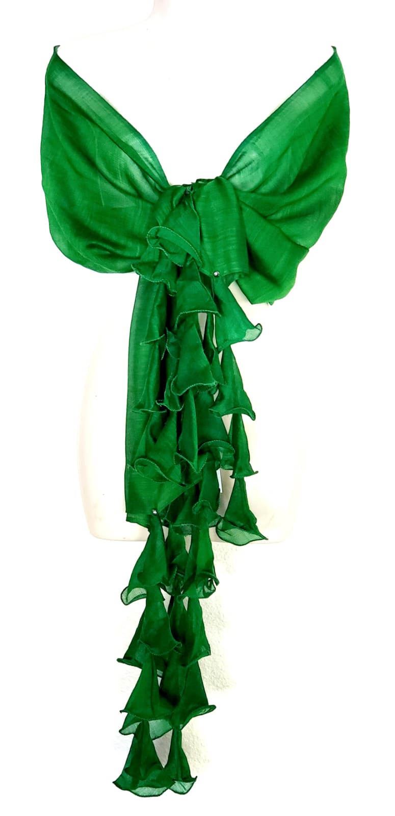 Hanging Tulips (Green) Scarf (SOLD OUT)