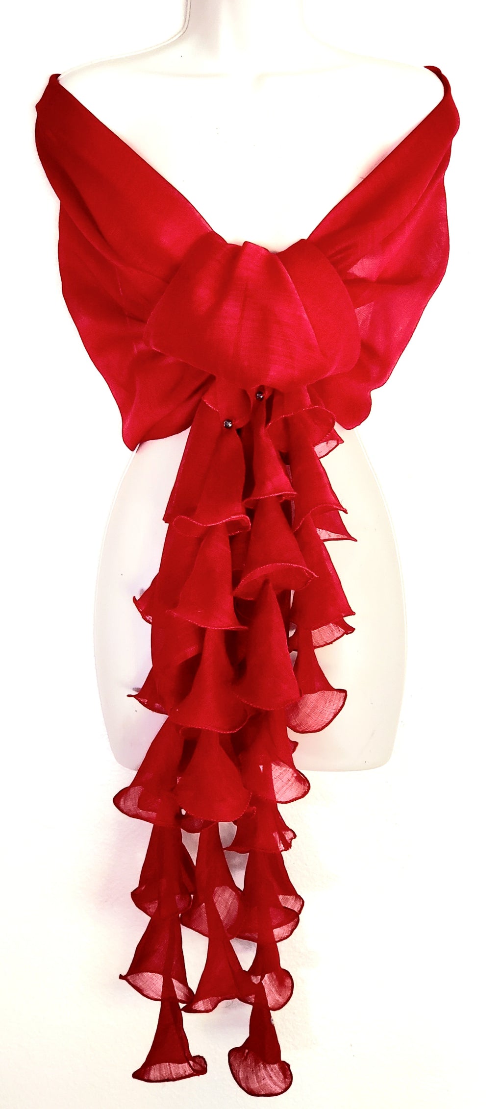 Hanging Tulips (Red) Scarf