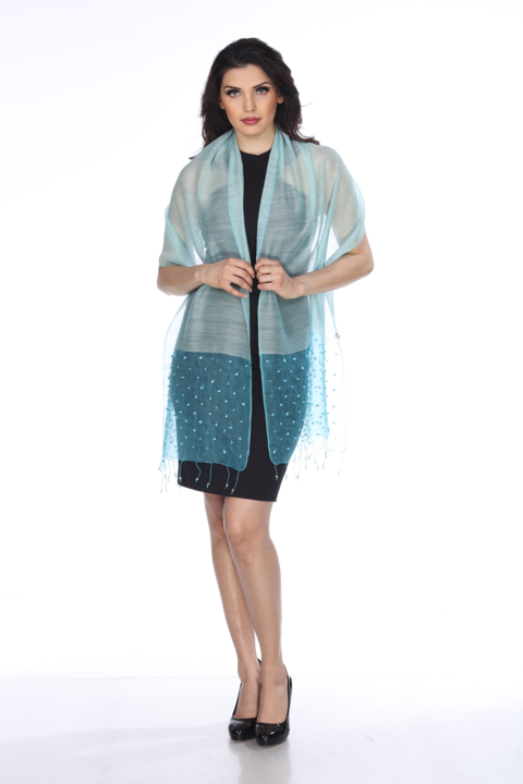 Cote De Azur (Turquoise) Scarf