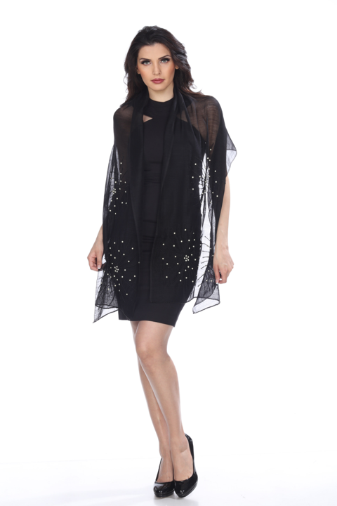 Amour (Black) Scarf