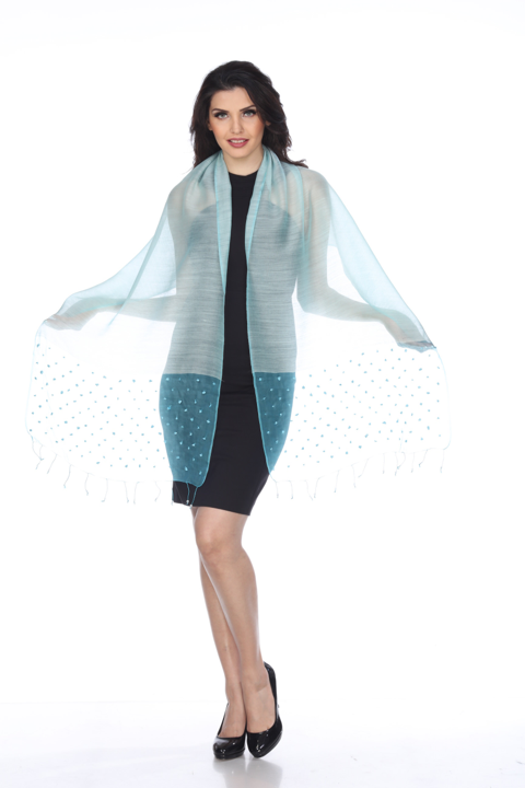 Cote De Azur (Turquoise) Scarf