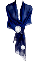 Blue Mist (Navy Blue) Scarf