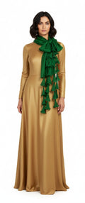 Hanging Tulips (Green) Scarf (SOLD OUT)