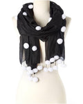 Pompom (Black) Scarf (SOLD OUT)