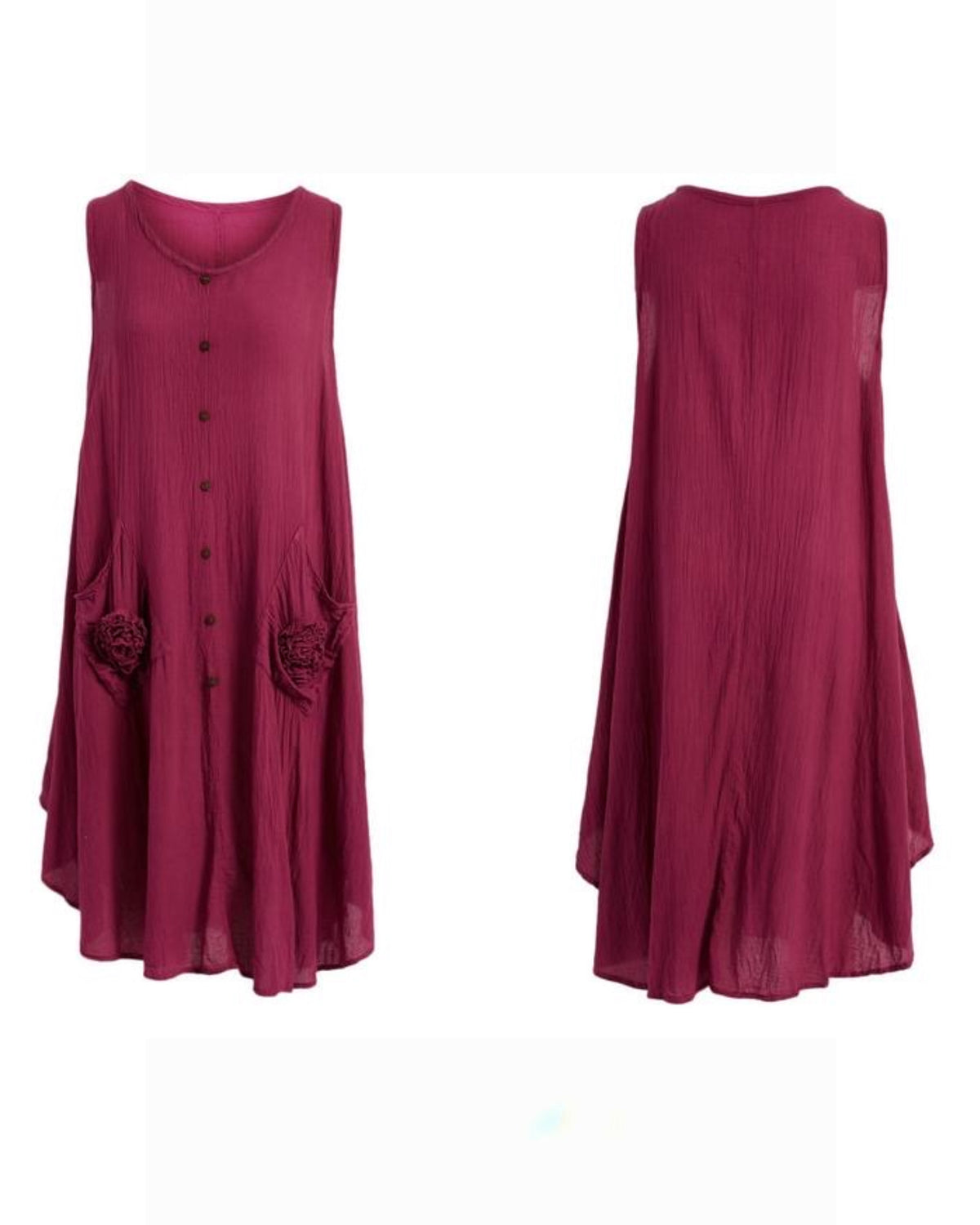 Free Spirit (Cranberry) Women Dress