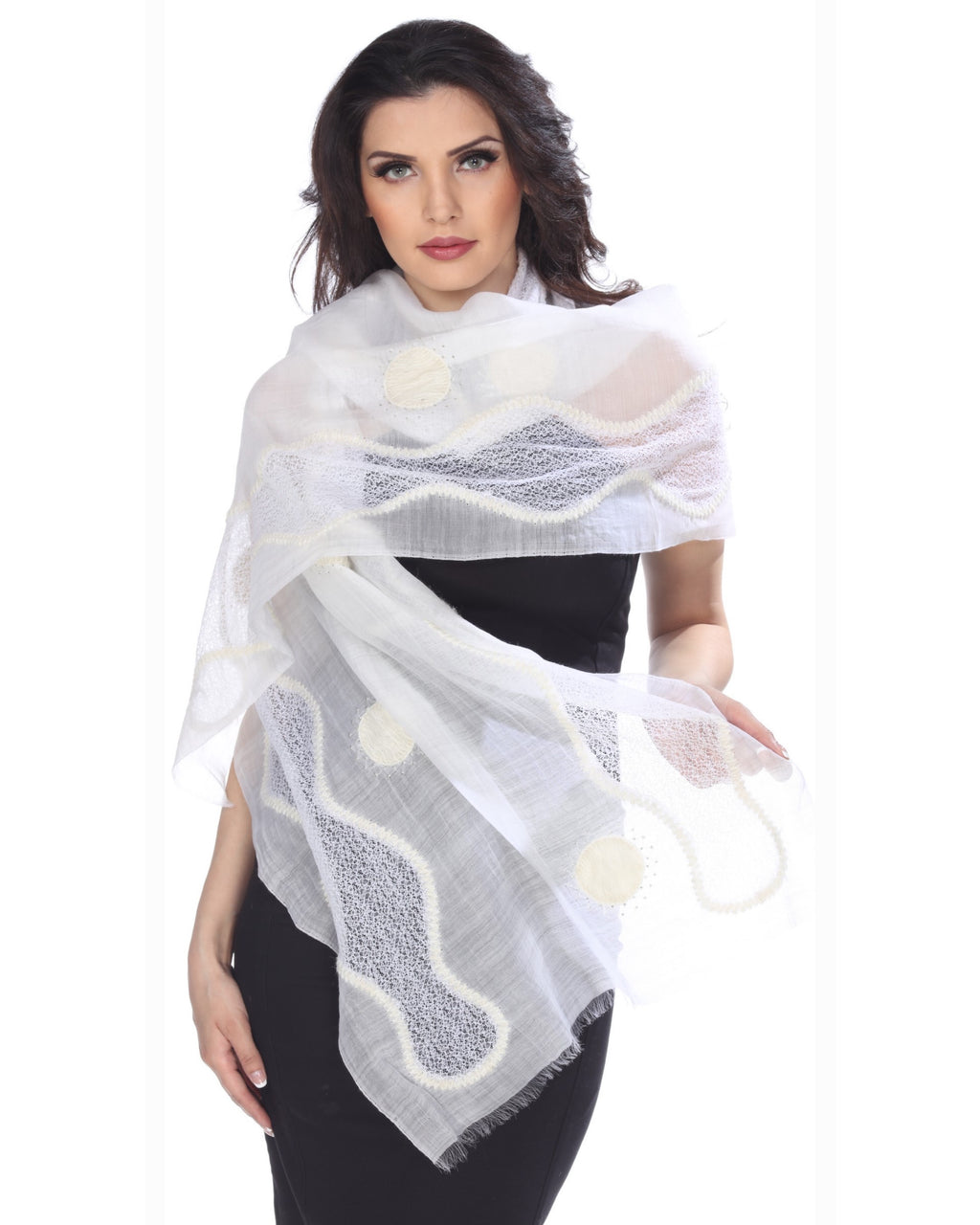 Amalfi (White) Scarf