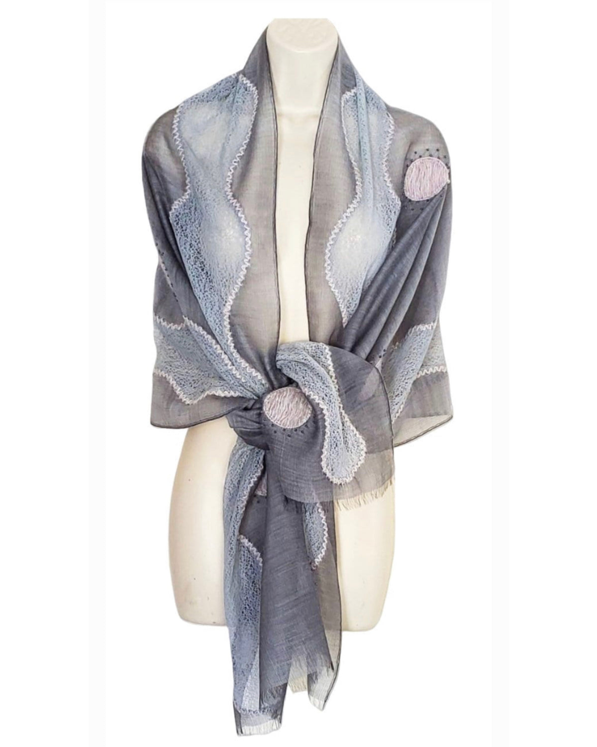 Amalfi (Gray) Scarf