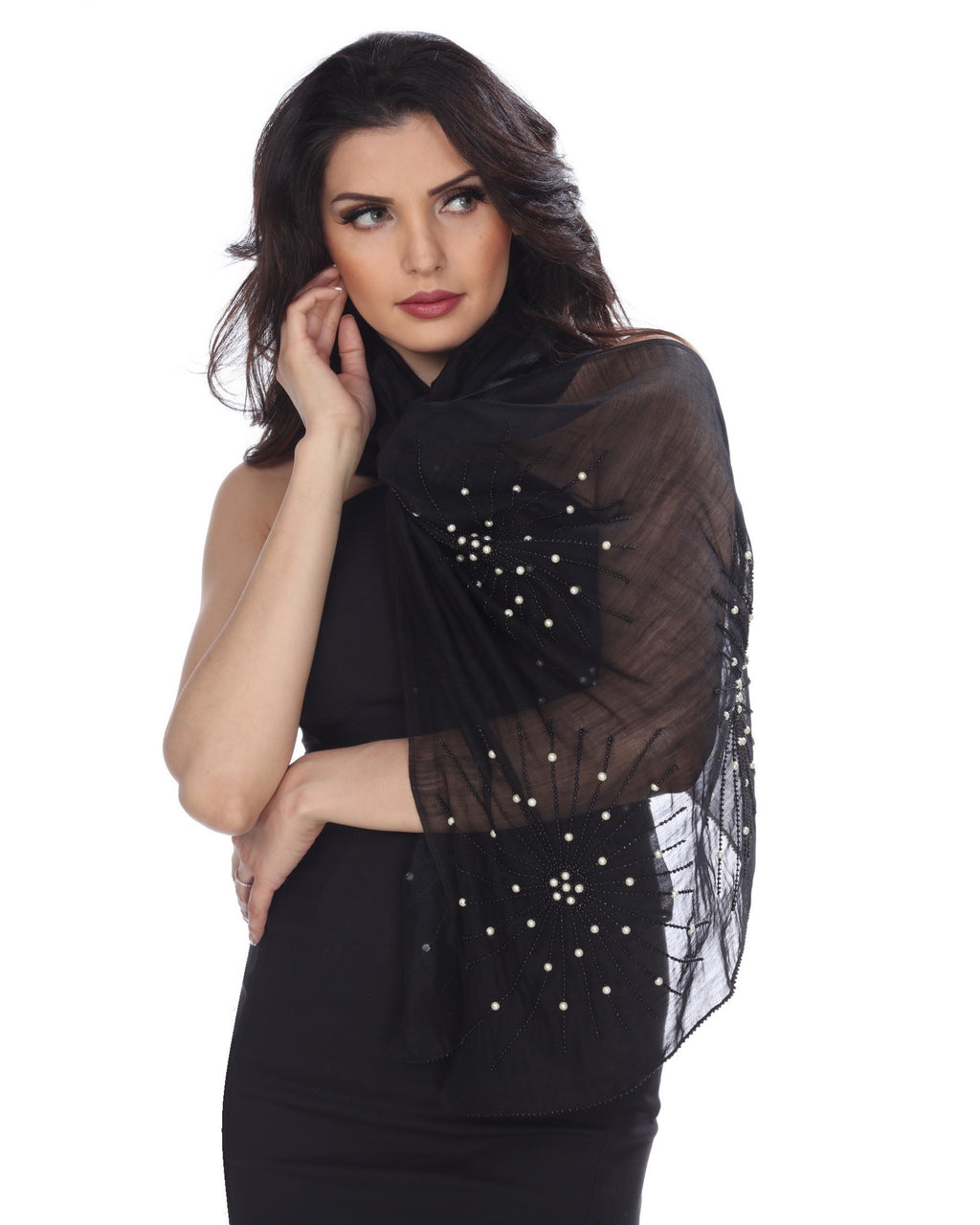 Amour (Black) Scarf