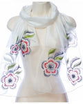 Sweet Dream (White Floral) Scarf